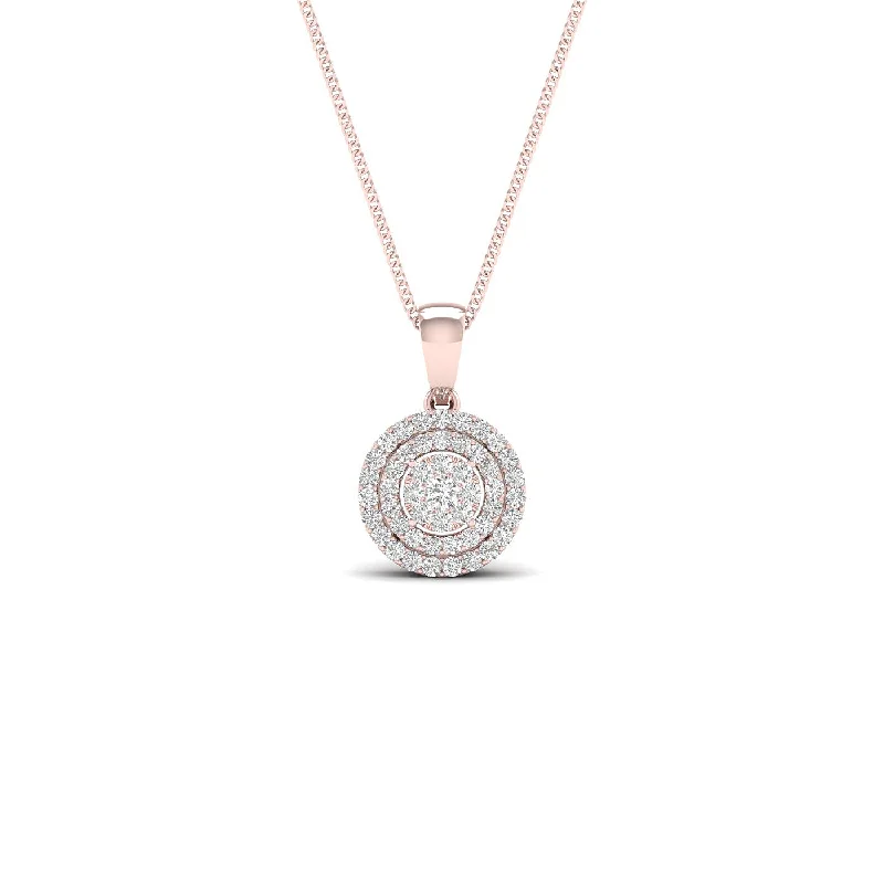 10K 0.13CT Diamond Pendant