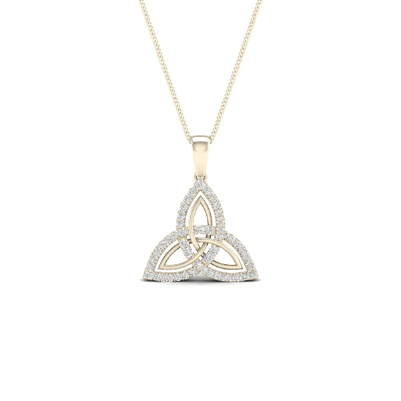 10K 0.15CT Diamond Pendant