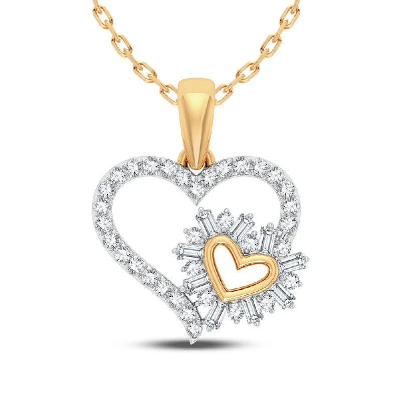 10K 0.25CT DIAMOND PENDANT