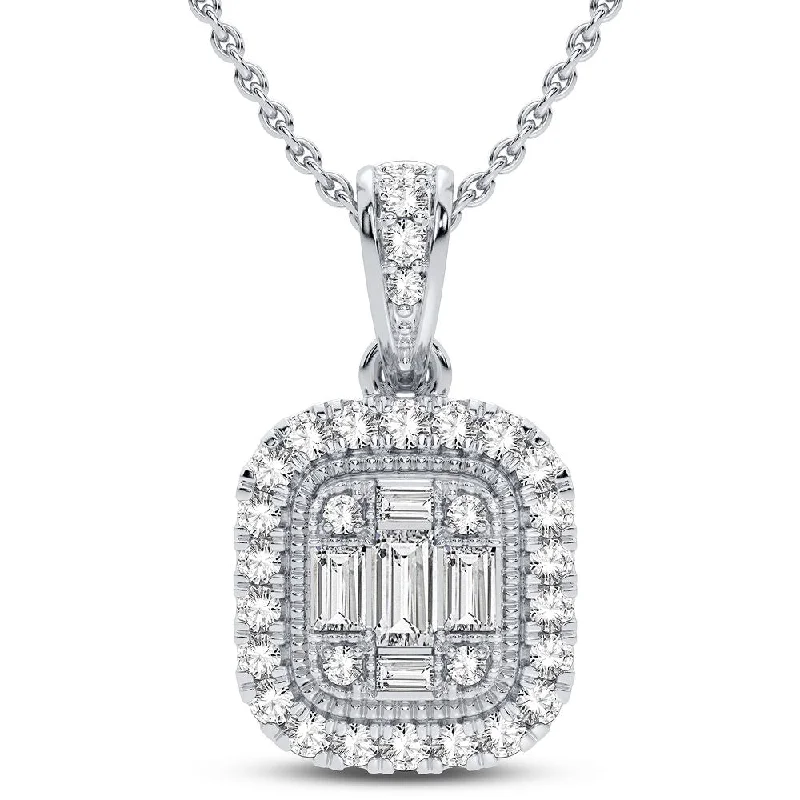 10K 0.28CT DIAMOND PENDANT