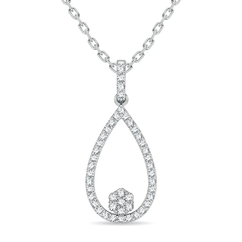 14K 0.05CT Diamond Pendant