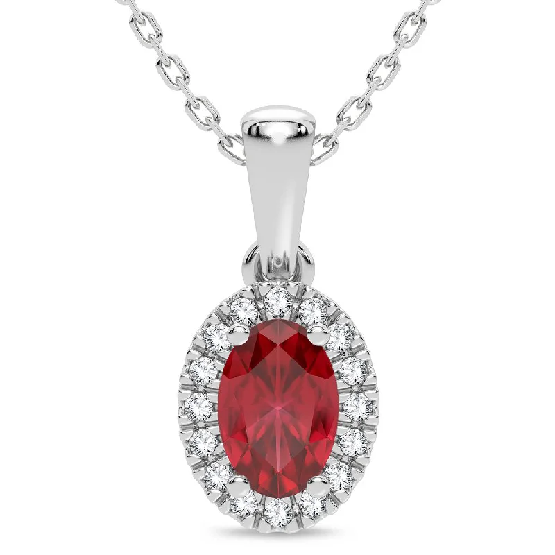 14K 0.05CT Diamond Pendant