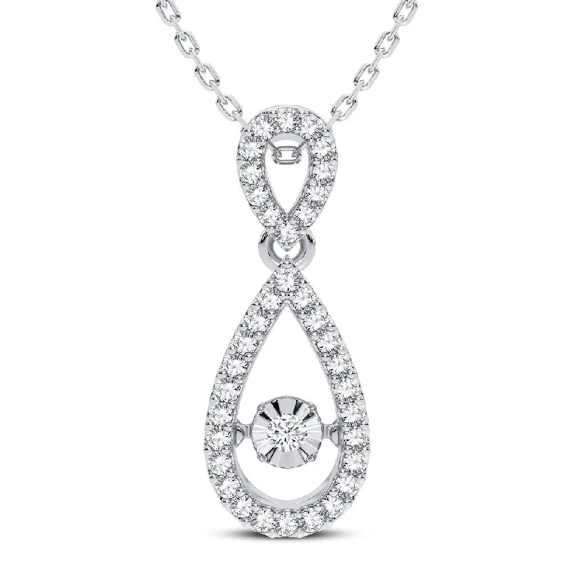 14K 0.20CT DIAMOND PENDANT