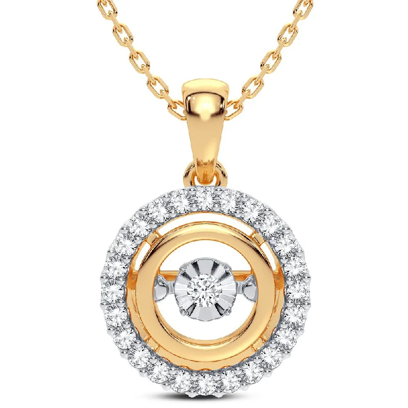 14K 0.20CT DIAMOND PENDANT