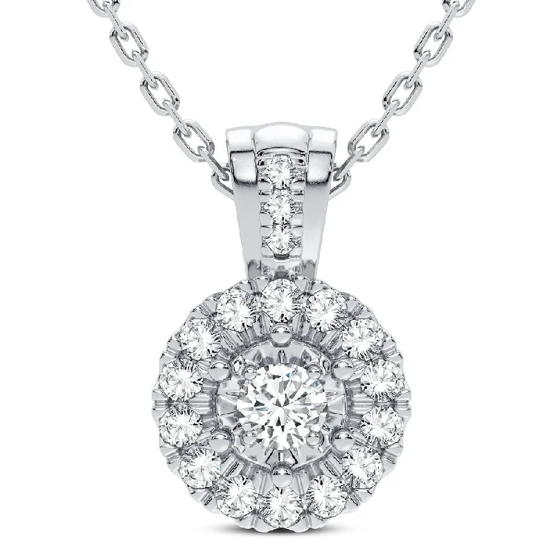 14K 0.21CT DIAMOND PENDANT