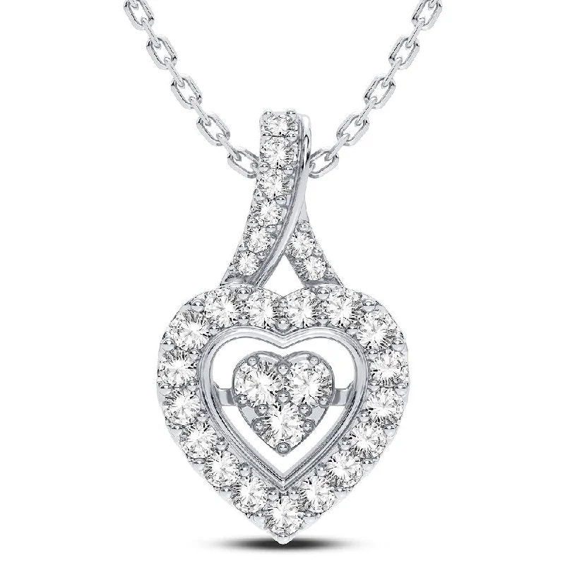 14K 0.25CT Diamond Pendant