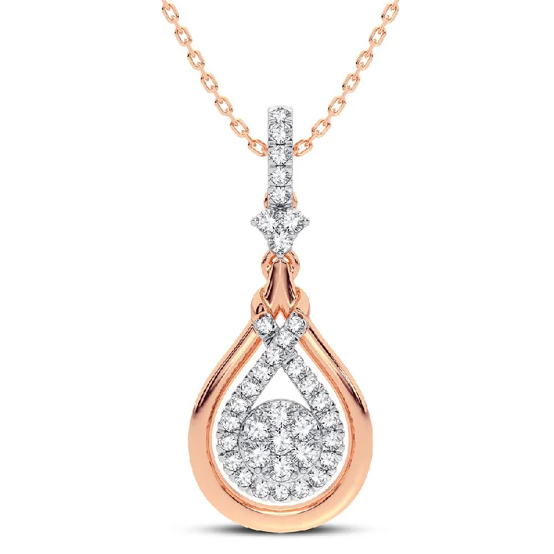 14K 0.33CT DIAMOND PENDANT