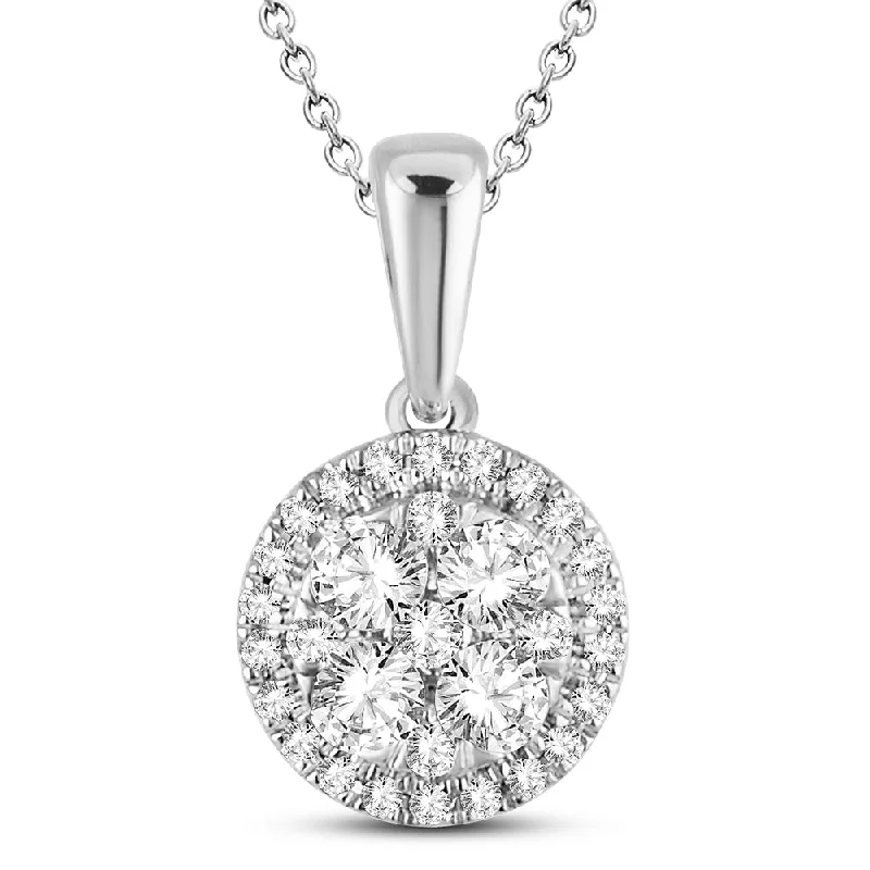 14K 0.50ct Diamond Pendant