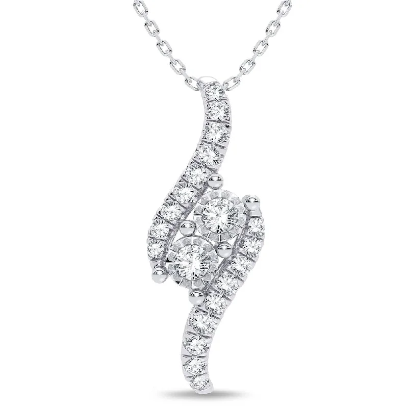 14K 0.50CT Diamond Pendant