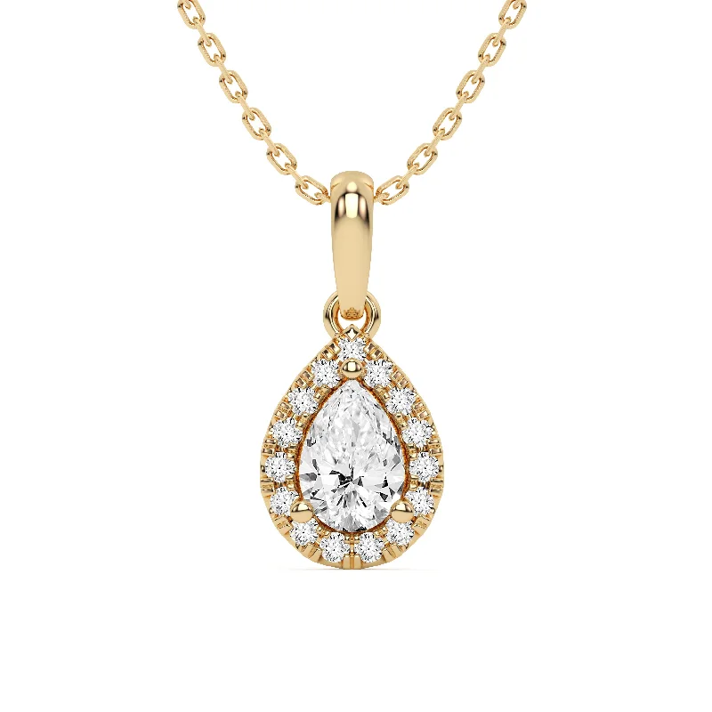 natural amethyst necklace 14K 0.62ct Lab Grown Pendant