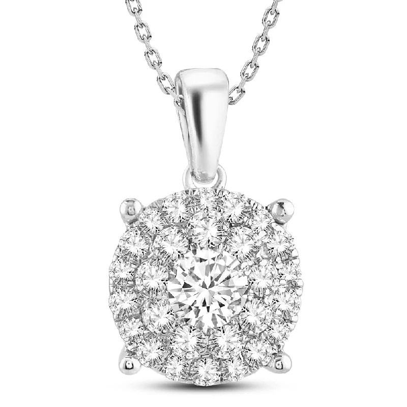 14k 1.00ct Diamond Pendant