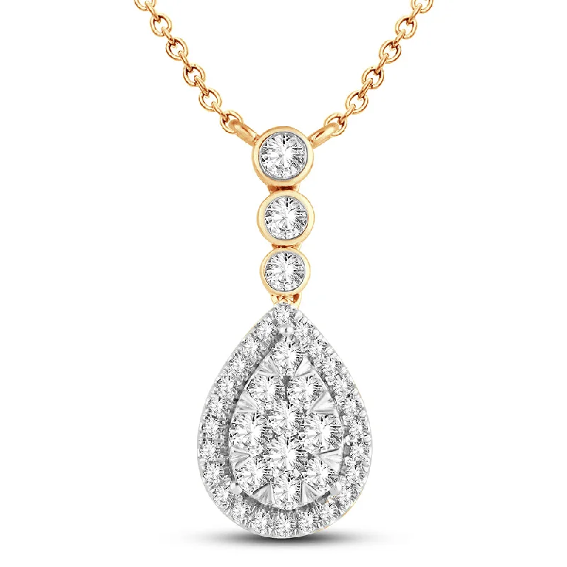 14K 2.02CT Diamond Pendant