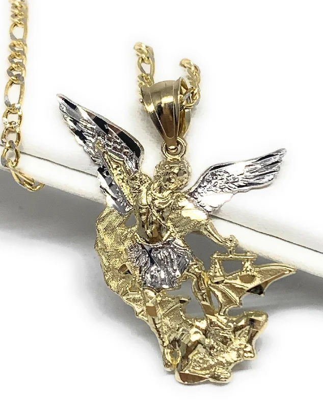 emerald cut diamond wedding ring 14k Solid Gold Yellow 2-Tone St. Michael Archangel Pendant Necklace (LG,MED,SM) emerald cut diamond wedding ring 14k Solid Gold Yellow 2-Tone St. Michael Archangel Pendant Necklace (LG,MED,SM)