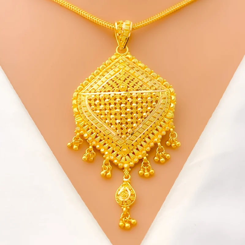 Classic Opulent 22k Gold Pendant