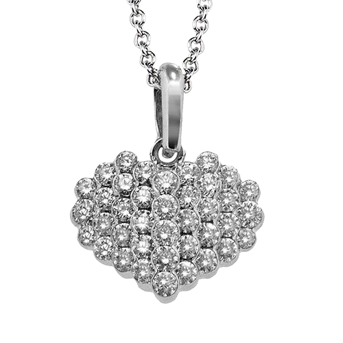 cute cat charm bracelet Heart Pendant in 18k Gold with Diamonds
