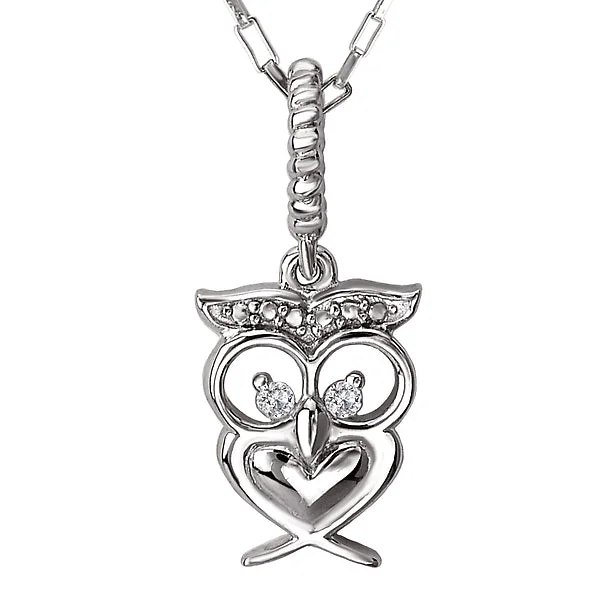 custom silver charm bracelet Ladies Fashion Diamond Pendant