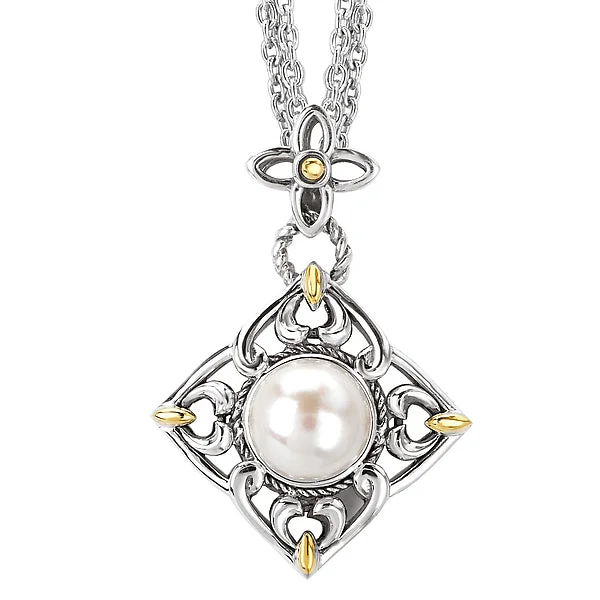 gold moonstone cocktail ring Ladies Fashion Pearl Pendant