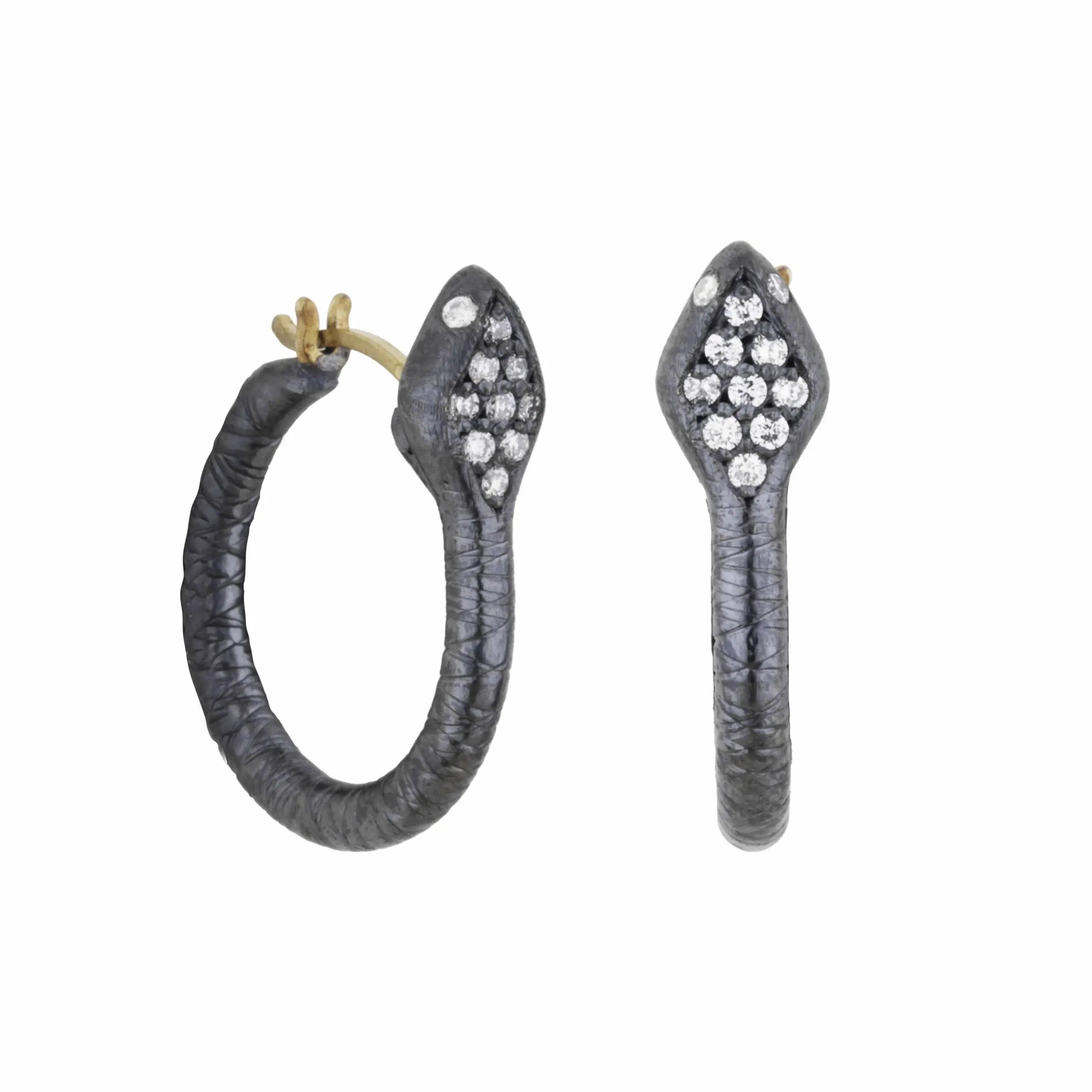 Lika Behar Snake Hoop Earrings