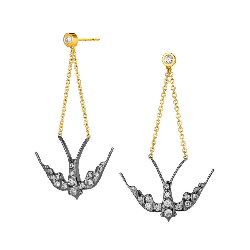 Syna Jardin Swallow Earrings