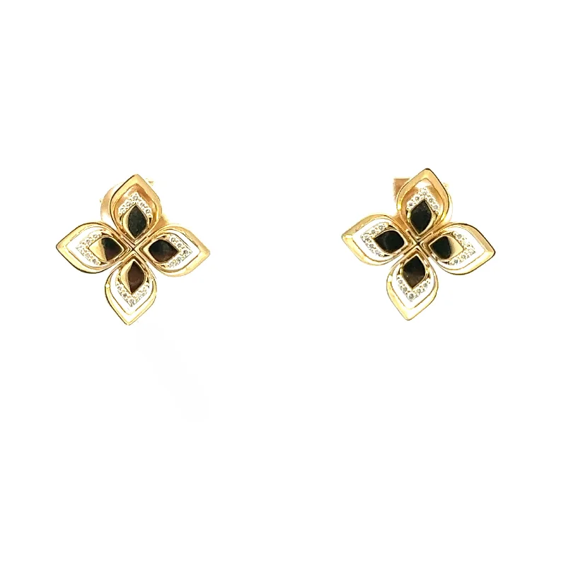 Roberto Coin Venetian Princess Open Frame Stud Earrings