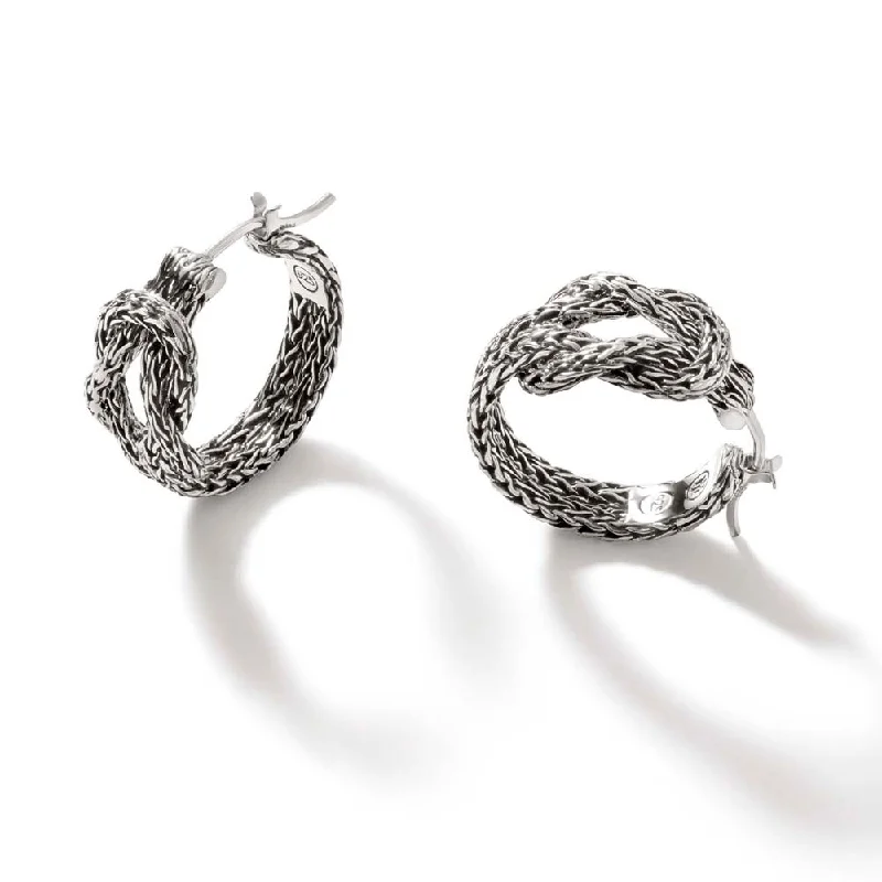 John Hardy Love Knot Hoop Earrings