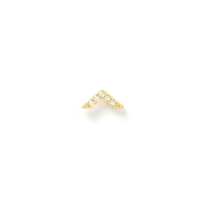 Arrow Single Stacker Stud Earring