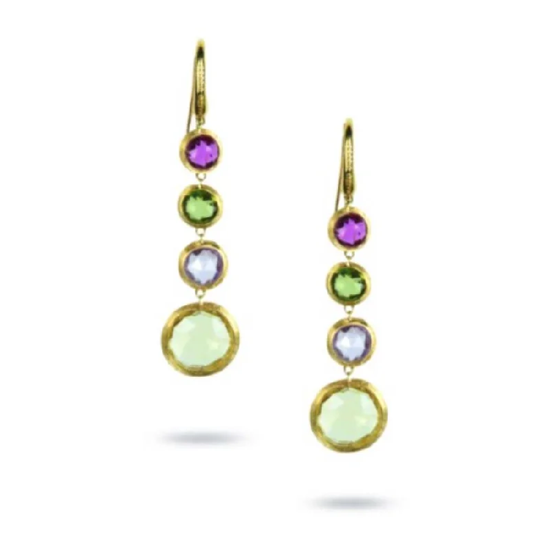 Marco Bicego Jaipur Mixed Gemstones Drop Earrings