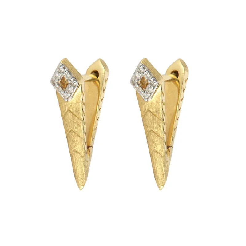 Jude Frances Frida Triangle Hoop Earrings