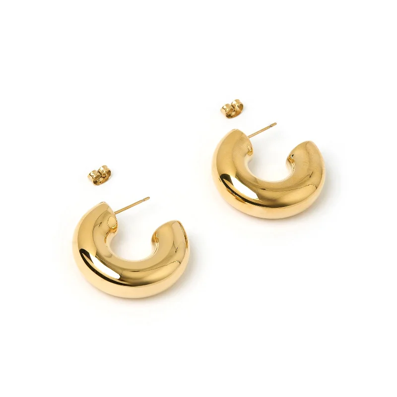 Bella Gold Hoop Earrings