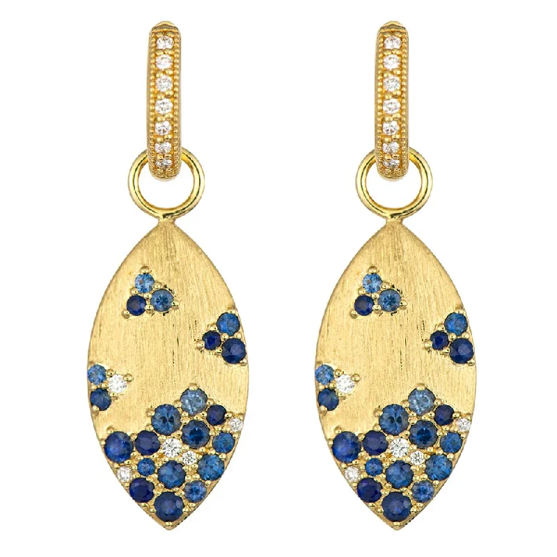 Jude Frances Provence Blue Sapphire Confetti Earring Charms