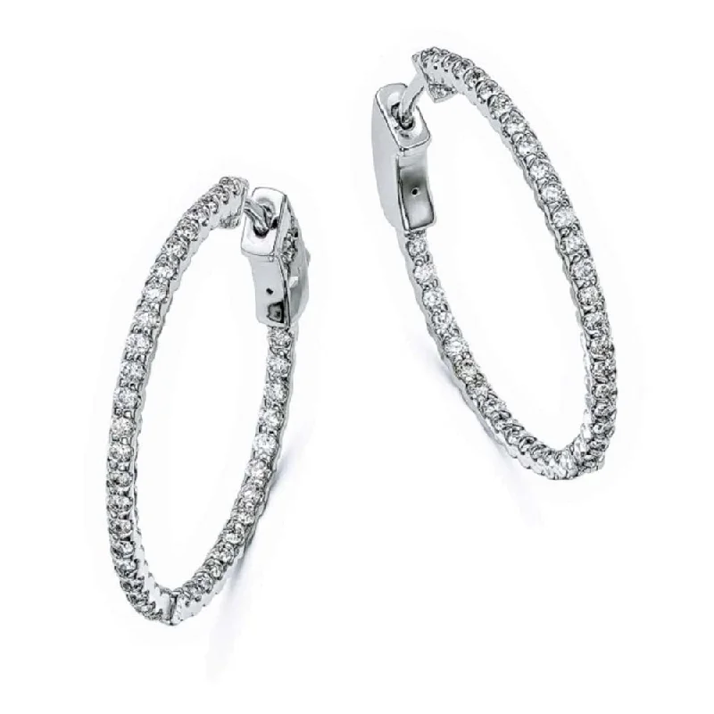 FJ Kashi In/Out Diamond Hoops