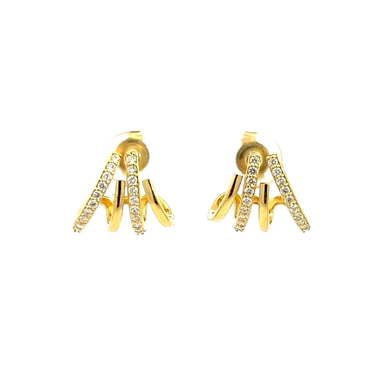 Roberto Coin Gold Curl Earrings