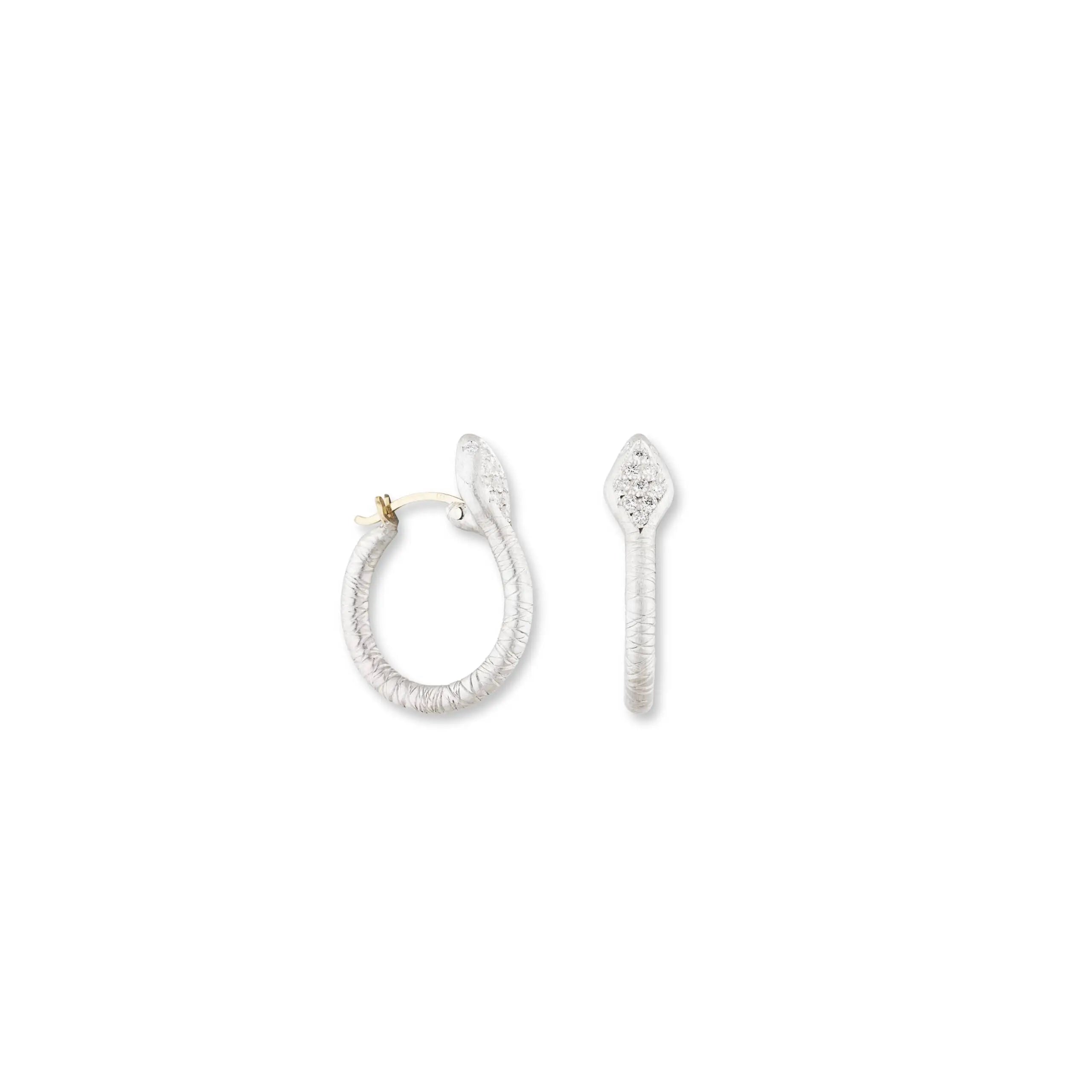 Lika Behar Snake Hoop Earrings