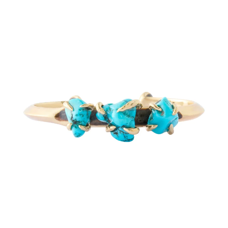 3 Stone Bracelet - Turquoise