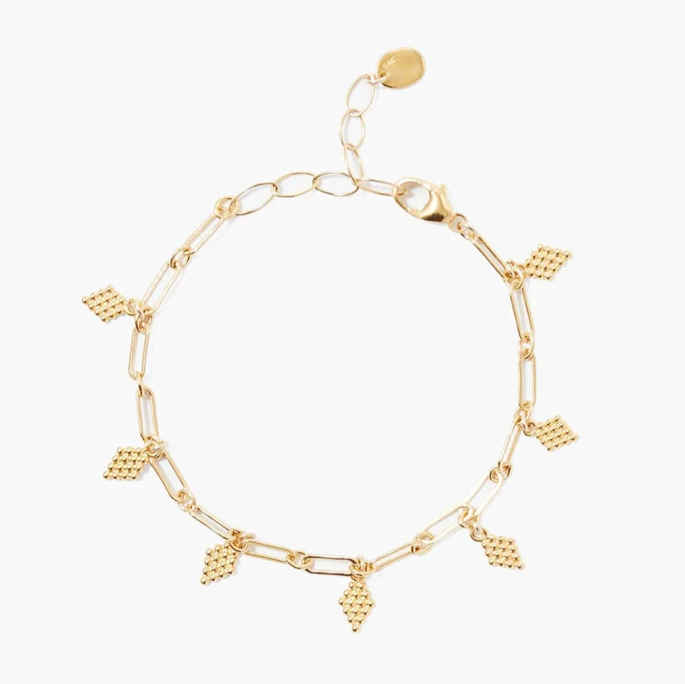 Bijou Charm Bracelet in Yellow Gold