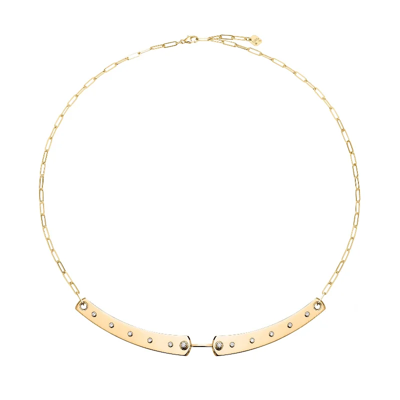 Brunch In NY Mood Necklace - Yellow Gold