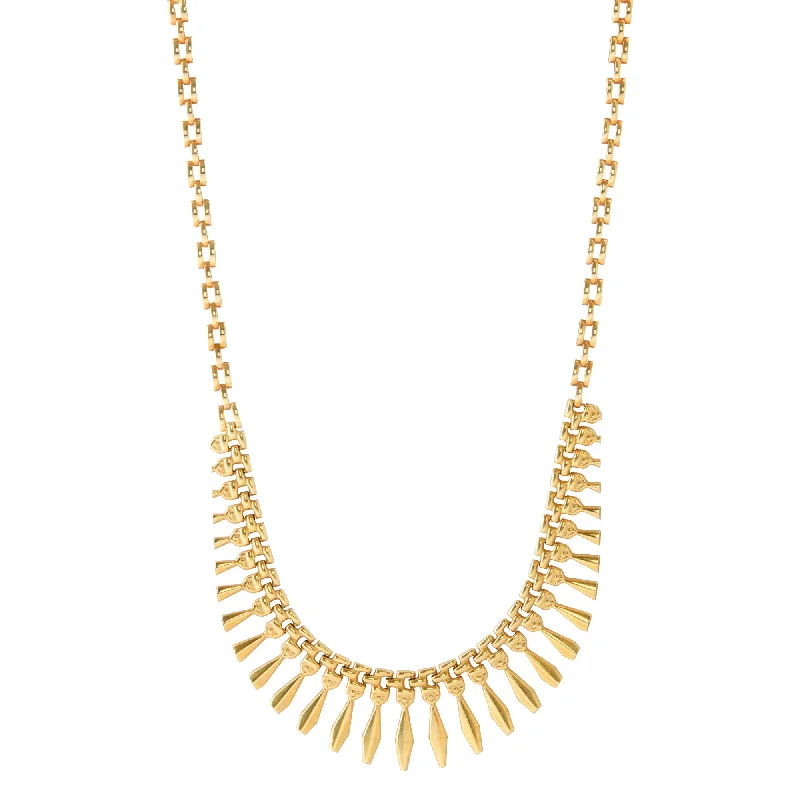 Cleopatra Style Fringe Necklace