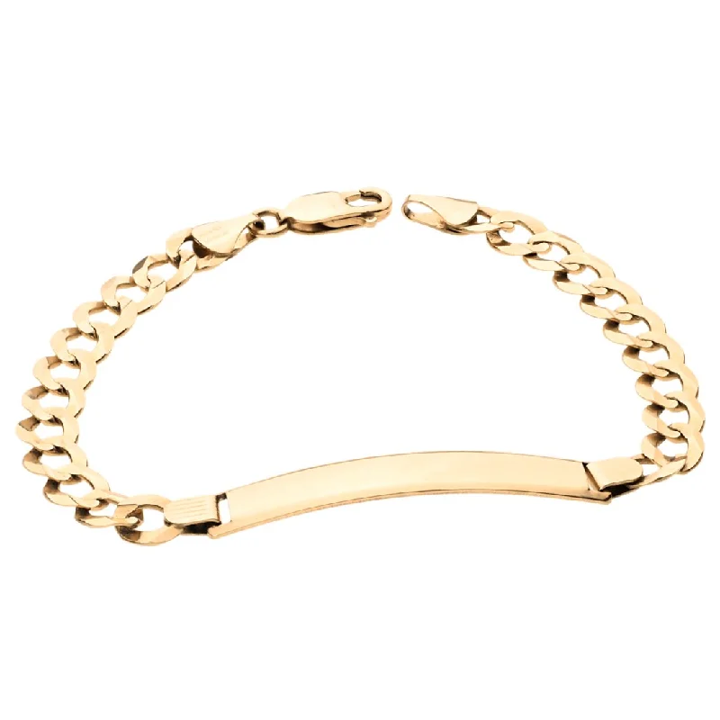 raw crystal cuff bracelet Cuban Link Bracelet with Frame in 14K Gold
