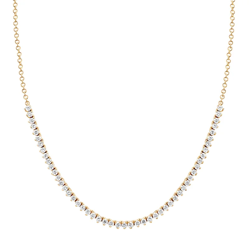 Diamond Necklace - Yellow Gold