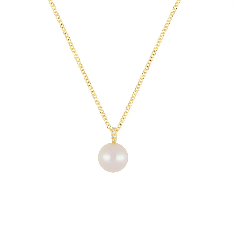 Pearl Ball Drop Necklace