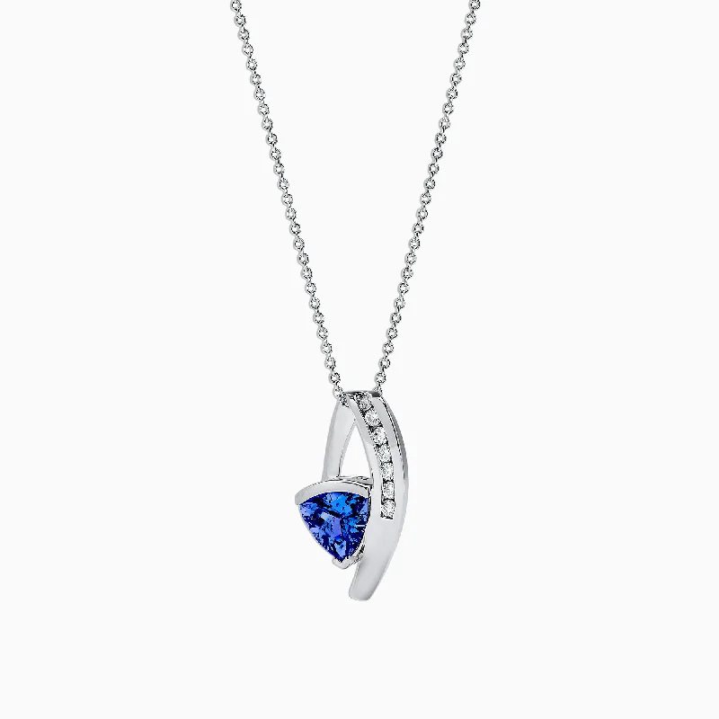 Nahla Siri 14K White Gold Tanzanite & Diamond Pendant, 1.73 TCW