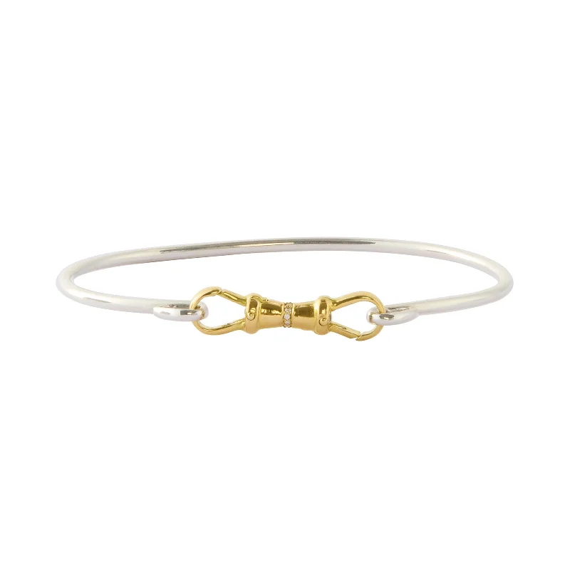 Double Albert Clip with Unclasped Bangle