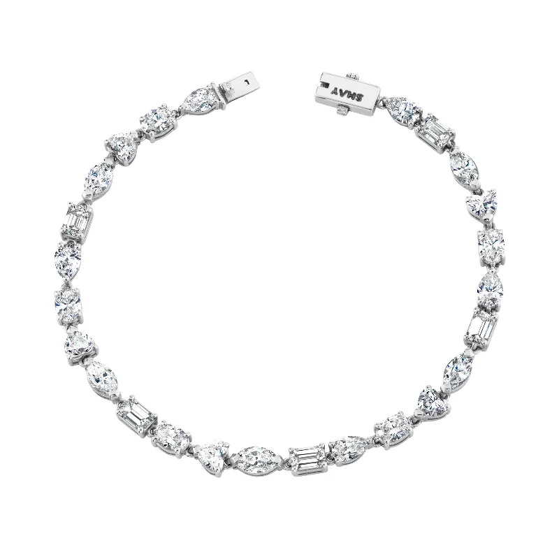 Mini Mixed Diamond Tennis Bracelet