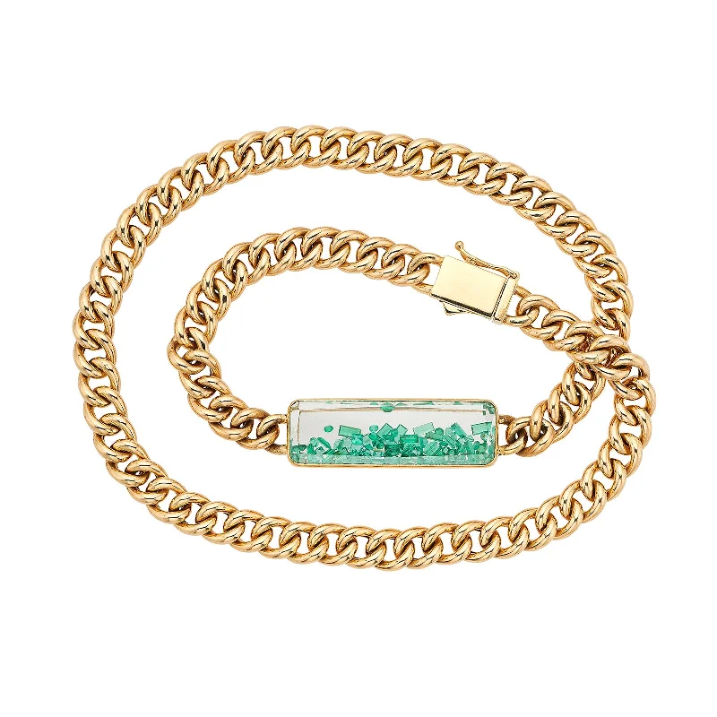 Unido Emerald Double Wrap Bracelet