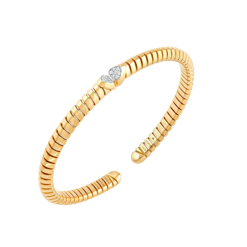 Pave Trisolina Bangle - Large