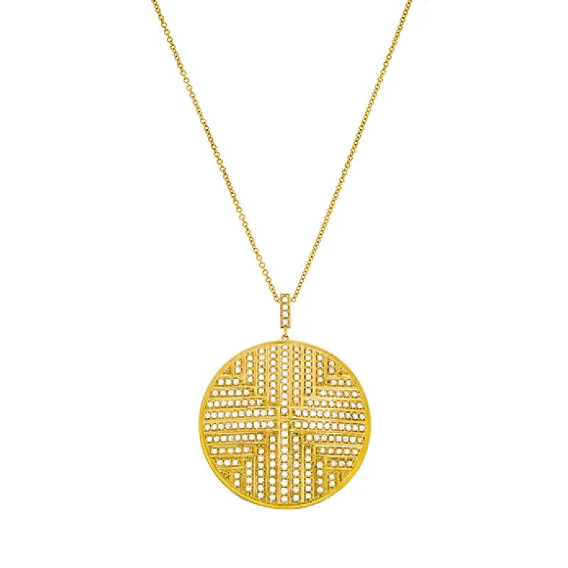 Stella Medallion Pendant Necklace