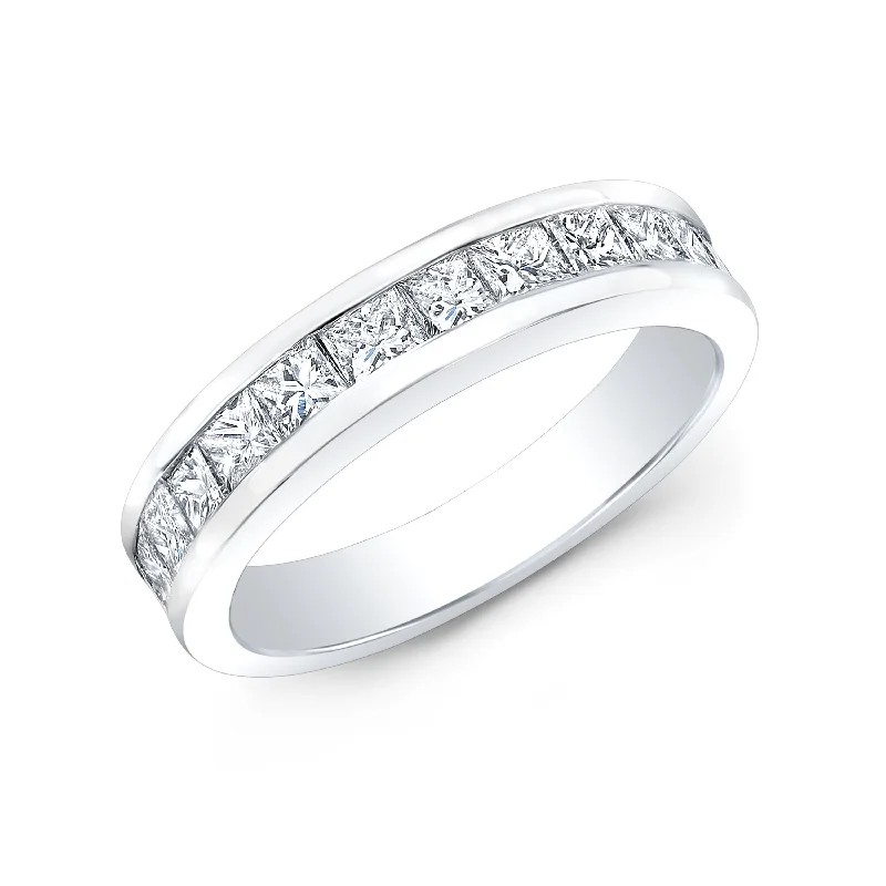 leather cuff bracelet men 1.00 Ct. Princess Cut Diamond Wedding Ring G Color VS1 Clarity