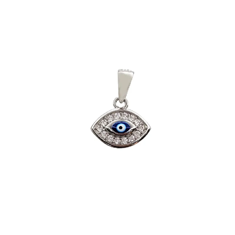 real citrine gemstone pendant Evil Eye Pendant (Silver)