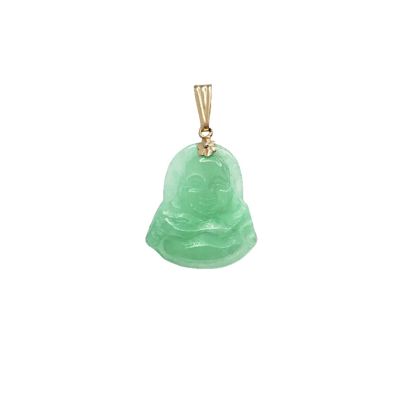 gemstone infinity bracelet Jade Buddha Pendant (14K)