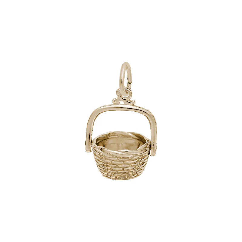 diamond halo pendant necklace Nantucket Basket Pendant